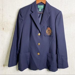 Ralph Lauren vintage school boy blazer size 6